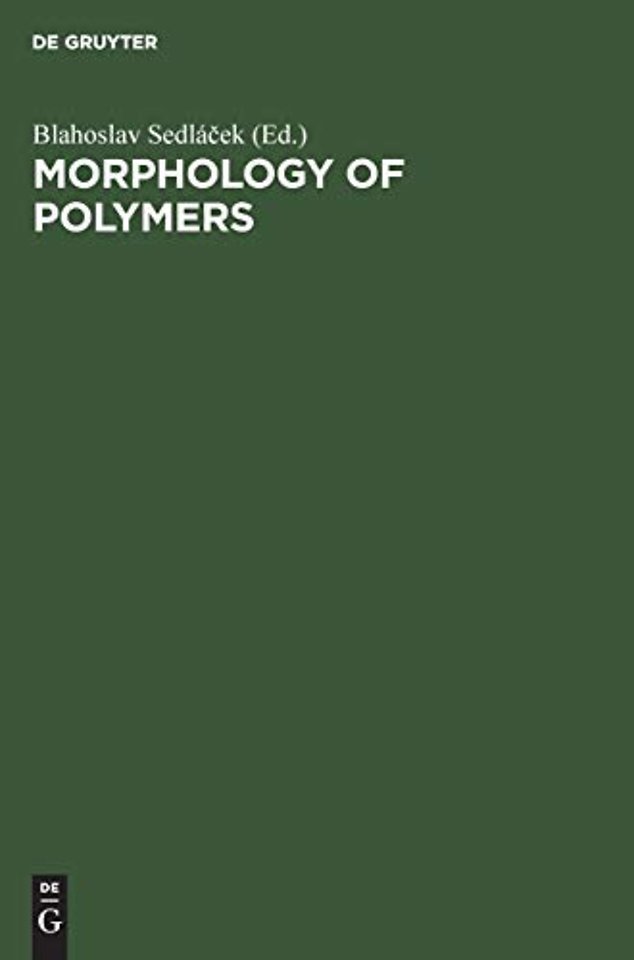 Morphology of Polymers – Proceedings, 17th Europhysics Conference on Macromolecular Physics, Prague, Czechoslovakia, July 15–18, 1985