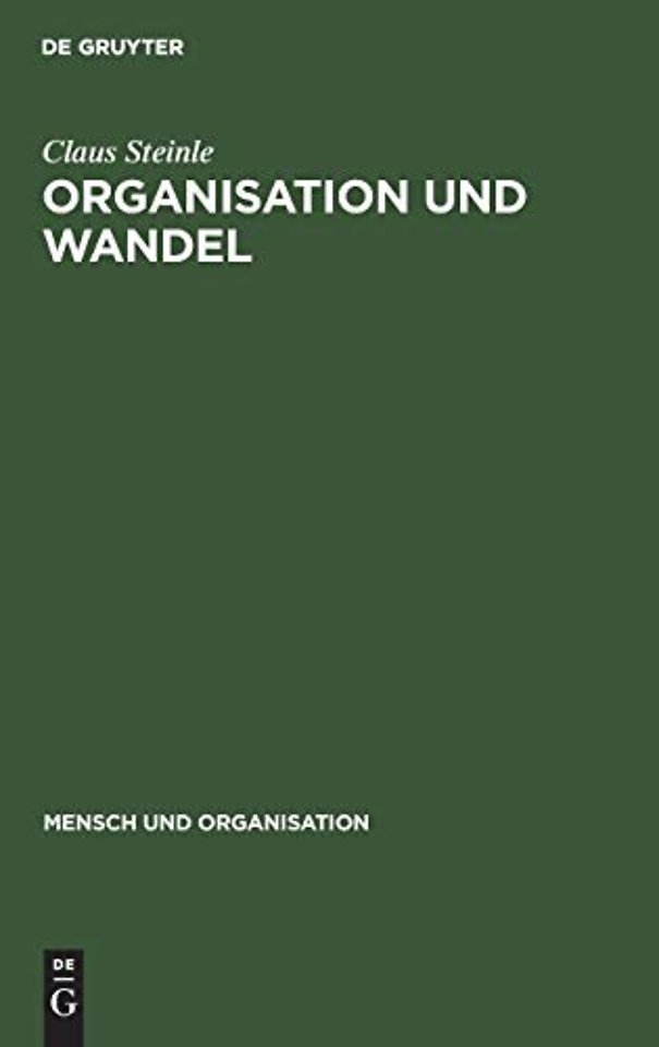Organisation Und Wandel
