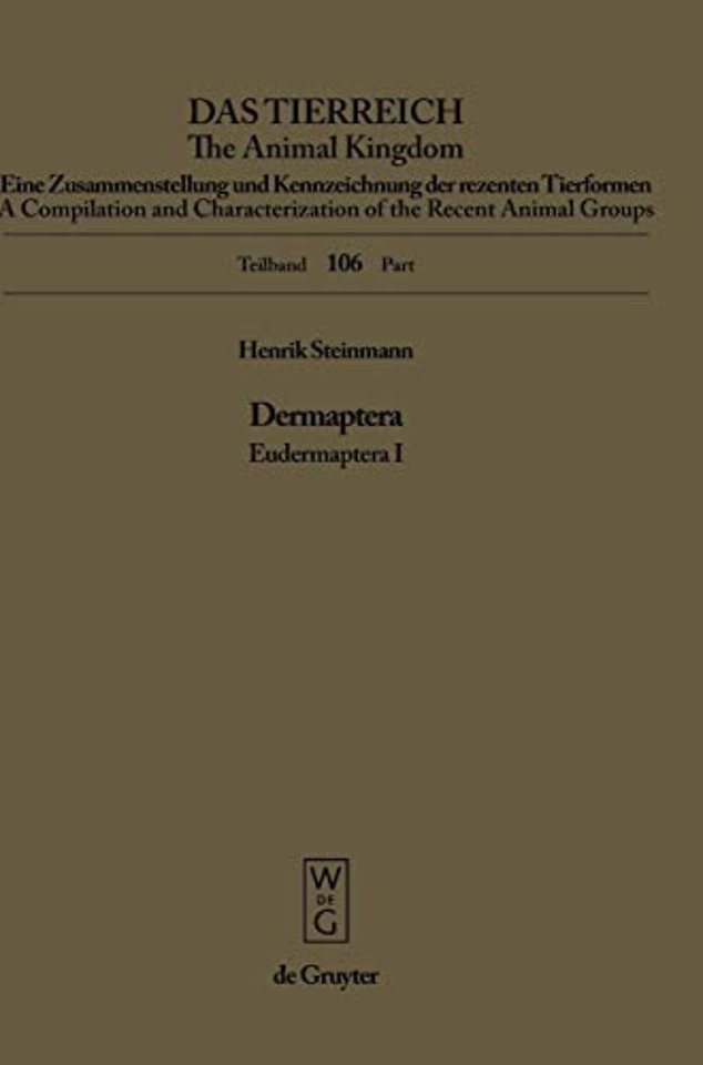 Dermaptera. Eudermaptera I