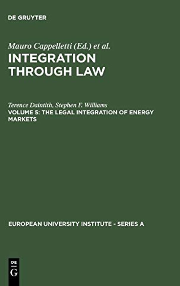The Legal Integration of Energy Markets