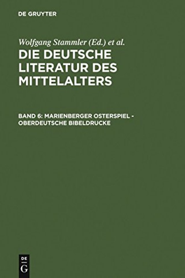 Marienberger Osterspiel – Oberdeutsche Bibeldrucke