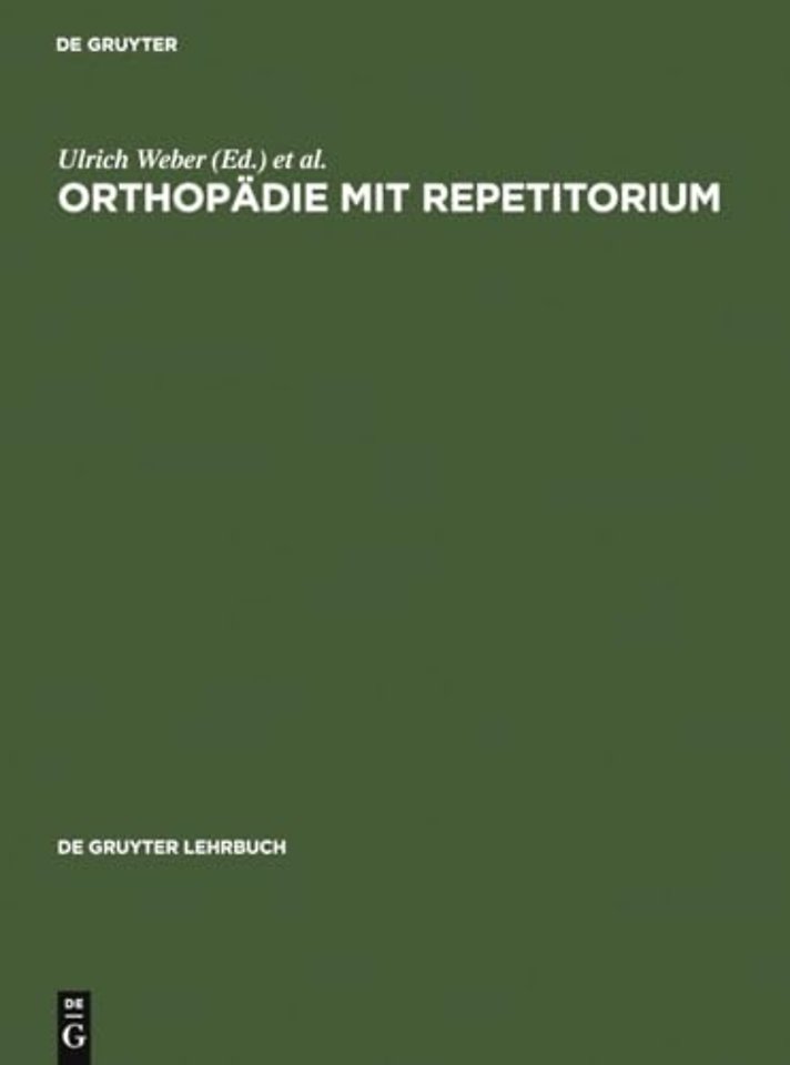 Orthopädie mit Repetitorium