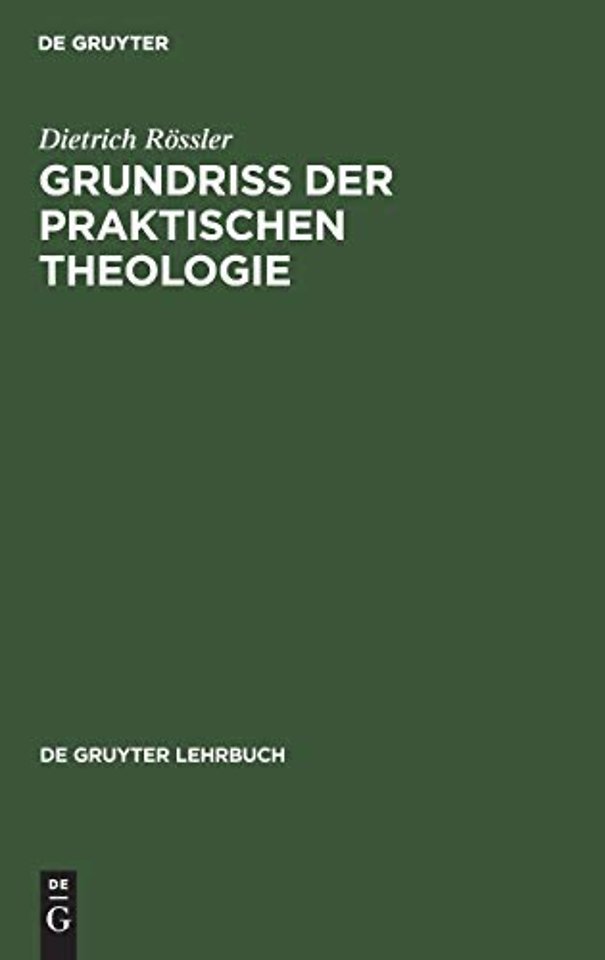 Grundriβ der praktischen Theologie
