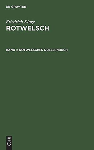 Rotwelsches Quellenbuch