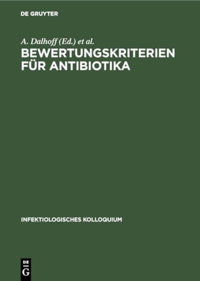 Bewertungskriterien für Antibiotika