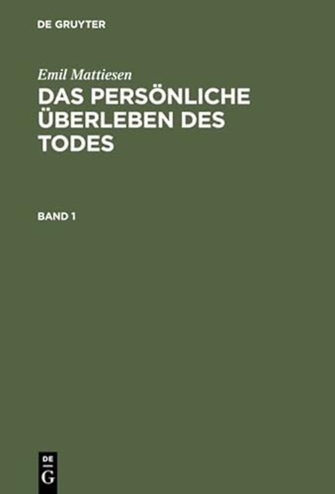 Das persoenliche UEberleben des Todes