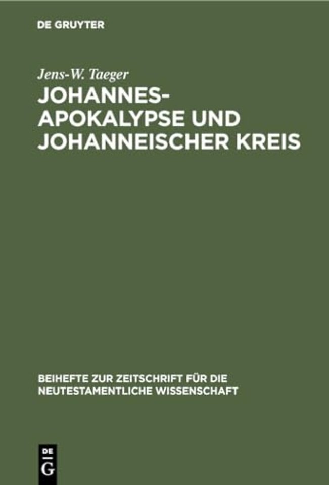 Johannesapokalypse und johanneischer Kreis