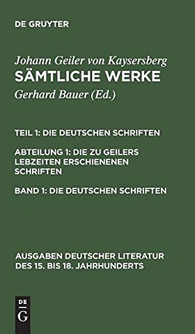 Die deutschen Schriften