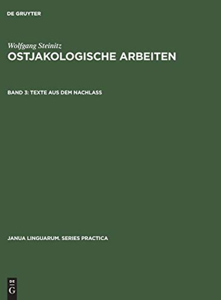 Texte aus dem Nachlass