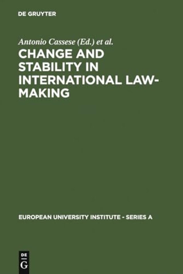 Change and Stability in International Law–Making