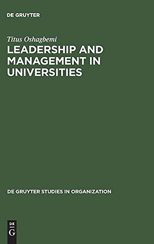 Leadership and Management in Universities – Britain and Nigeria