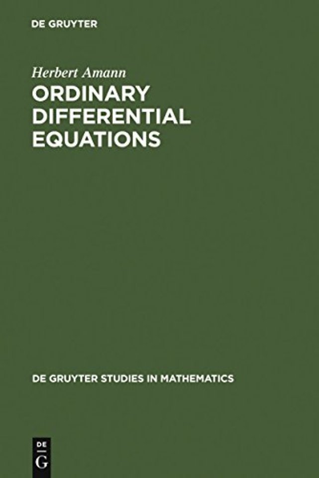 Ordinary Differential Equations – An Introduction to Nonlinear Analysis