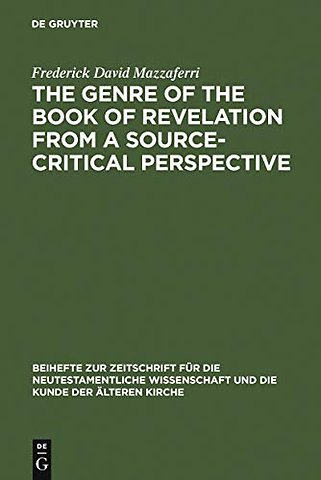 The Genre of the Book of Revelation from a Source–critical Perspective