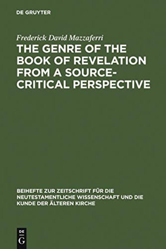The Genre of the Book of Revelation from a Source–critical Perspective