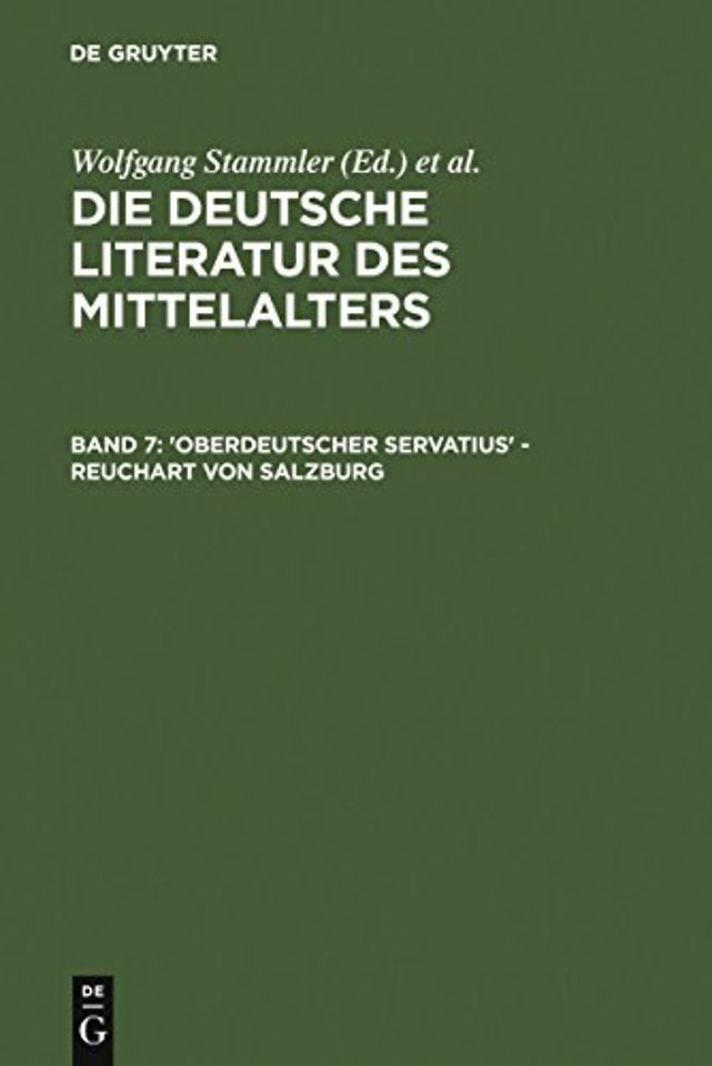 `Oberdeutscher Servatius` – Reuchart von Salzburg