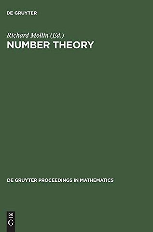 Number Theory – Proceedings of the First Conference of the Canadian Number Theory Association held at the Banff Center, Banff, Alber