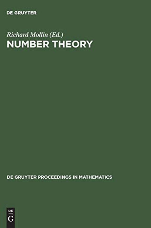 Number Theory – Proceedings of the First Conference of the Canadian Number Theory Association held at the Banff Center, Banff, Alber