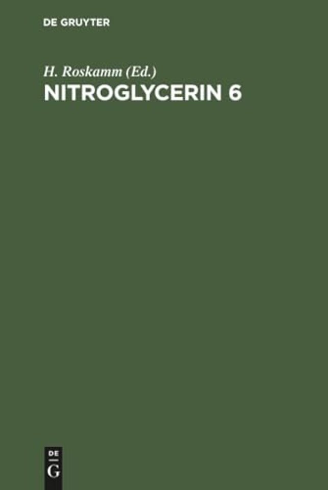 Nitroglycerin 6 – Unstable angina pectoris and extracardial indications