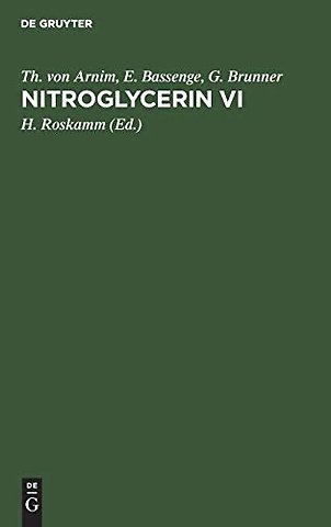 Nitroglycerin VI – Instabile Angina pectoris und extrakardiale Indikationen. Sechstes Hamburger Symposium 29. Oktober 1988