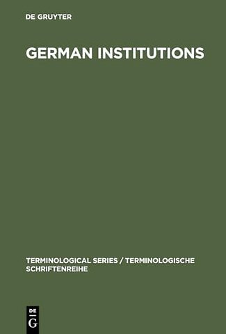 German Institutions – Designations, Abbreviations, Acronyms