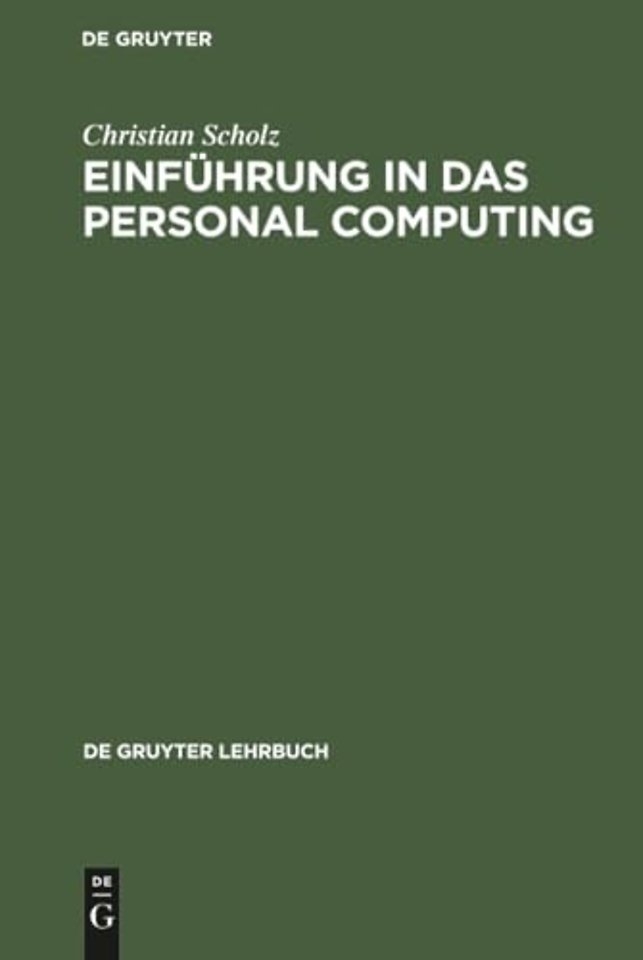Einführung in das Personal Computing