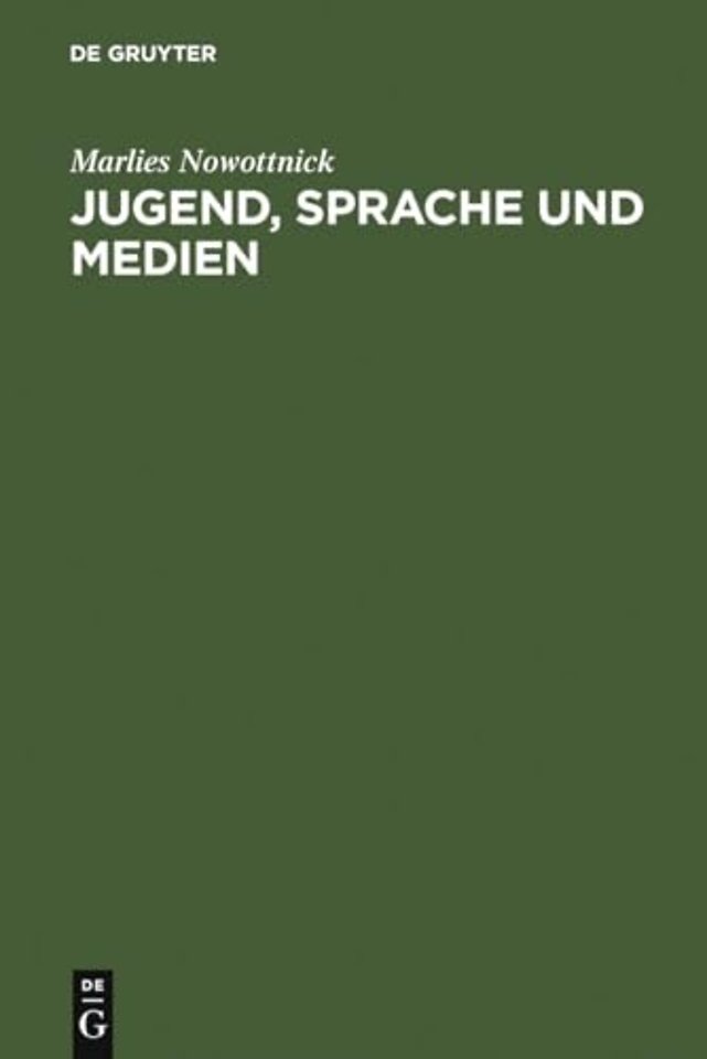 Jugend, Sprache und Medien – Untersuchungen von Rundfunksendungen für Jugendliche