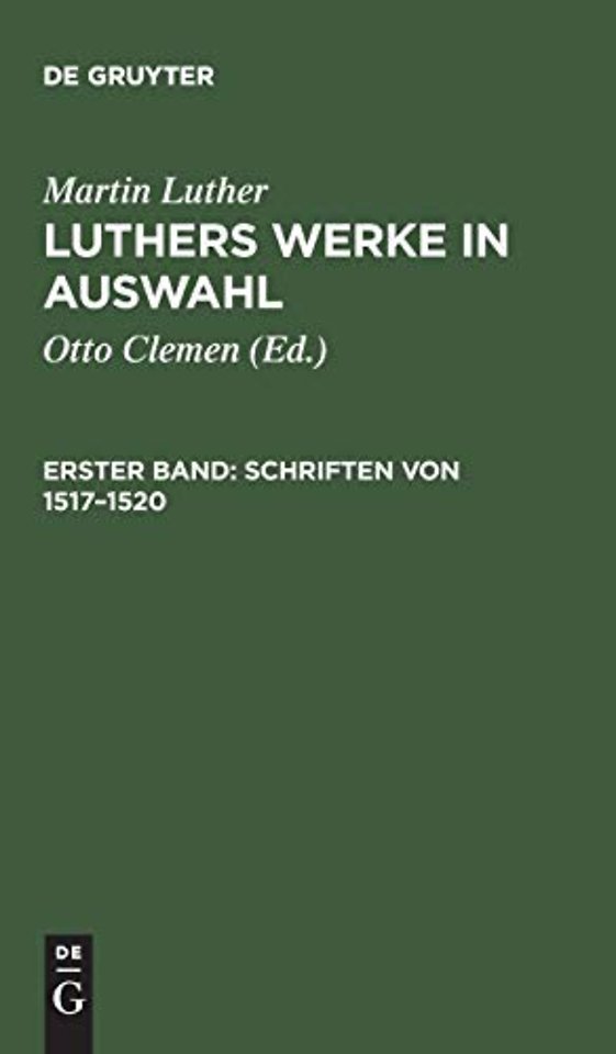 Schriften von 1517–1520