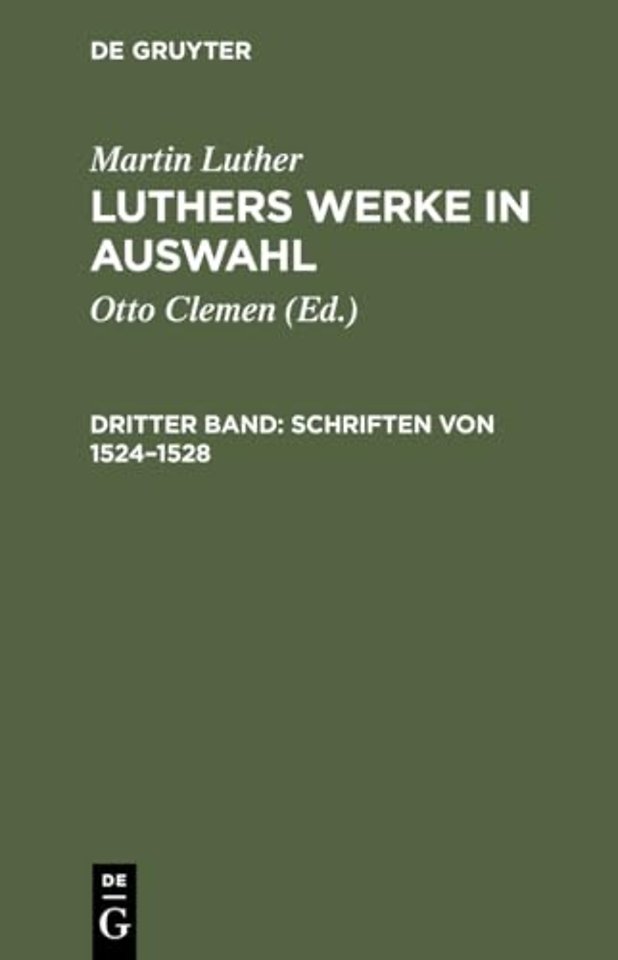 Schriften von 1524–1528