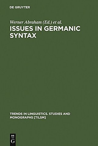 Issues in Germanic Syntax