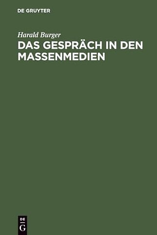 Das Gespräch in den Massenmedien