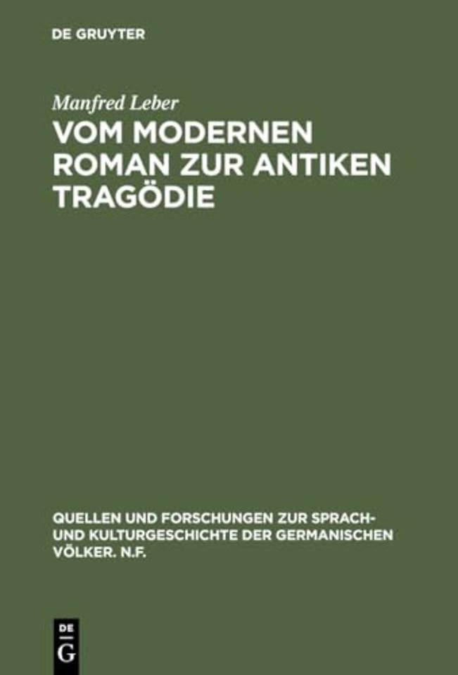 Vom modernen Roman zur antiken Tragödie – Interpretation von Max Frischs "Homo Faber"