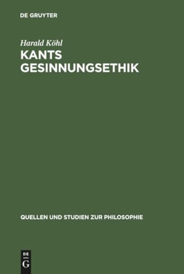 Kants Gesinnungsethik