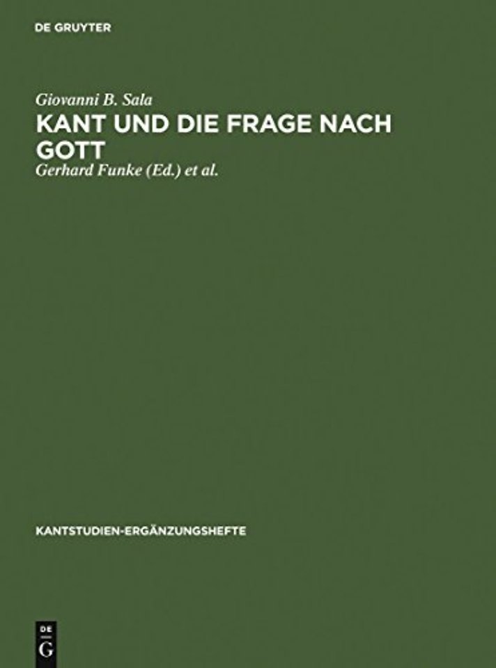 Kant und die Frage nach Gott – Gottesbeweise und Gottesbeweiskritik in den Schriften Kants