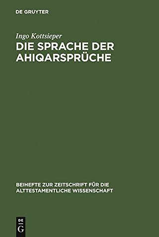 Die Sprache der Ahiqarsprüche