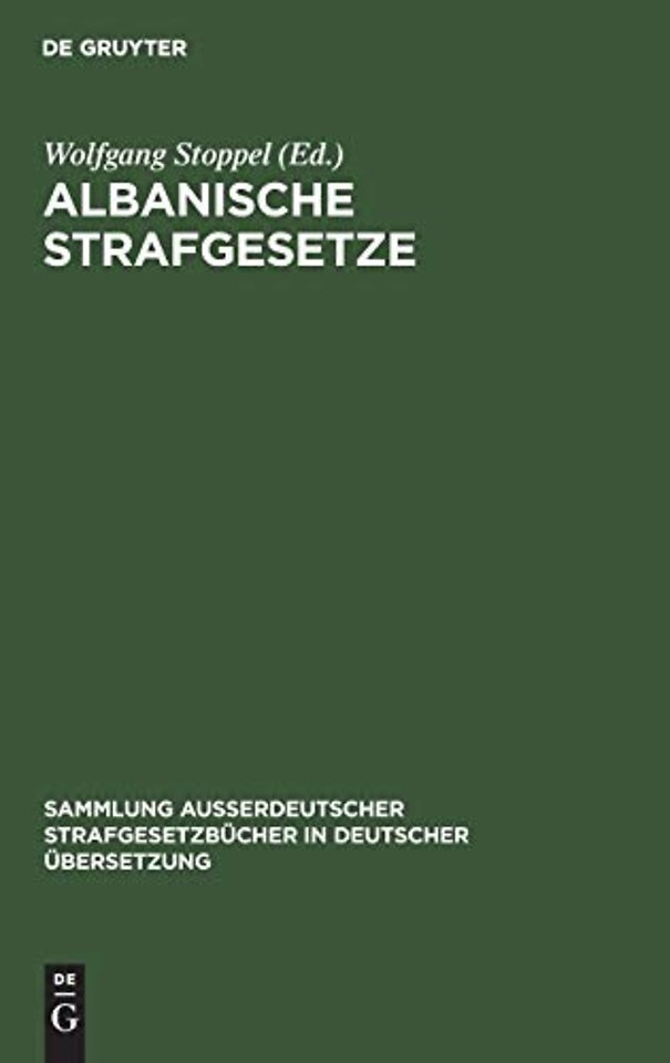 Albanische Strafgesetze