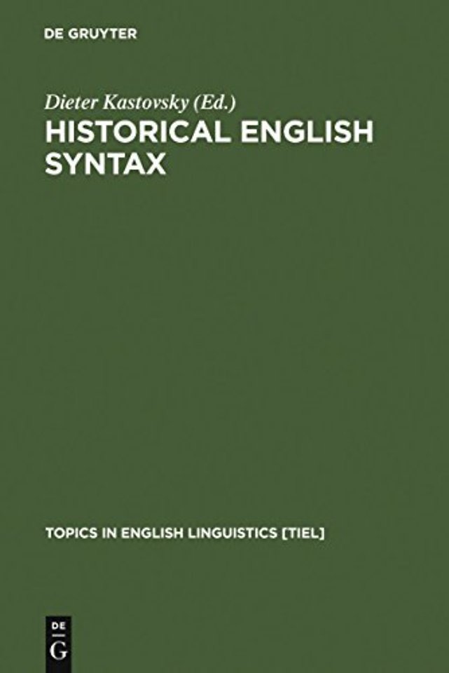 Historical English Syntax