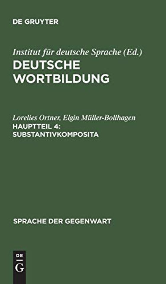 Substantivkomposita – (Komposita und kompositionsähnliche Strukturen 1)