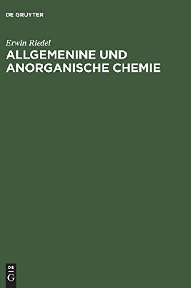 Allgemenine und anorganische Chemie – Ein Lehrbuch für Studenten mit Nebenfach Chemie