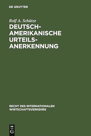 Deutsch–amerikanische Urteilsanerkennung