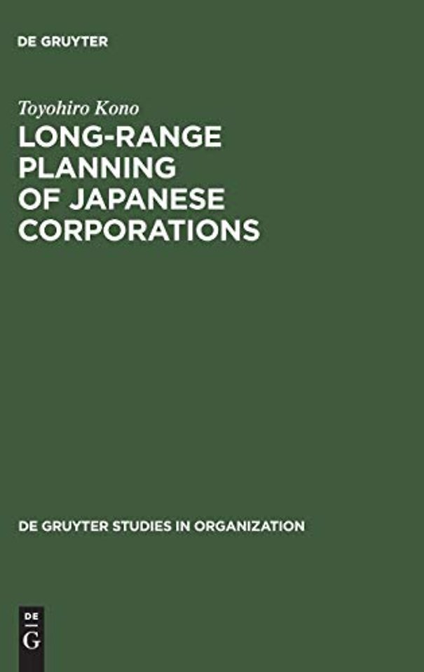 Long–Range Planning of Japanese Corporations