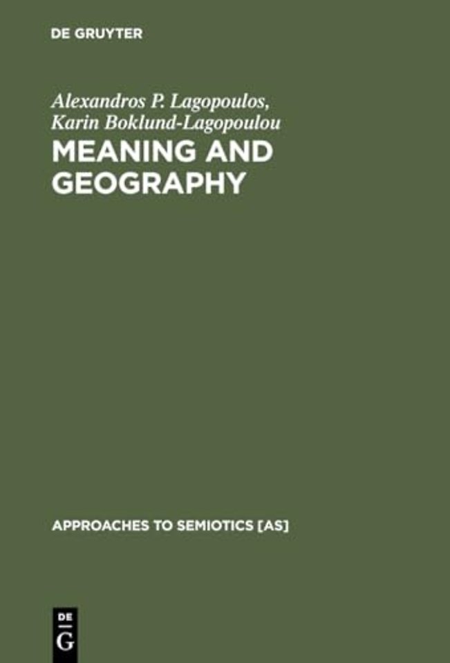 Meaning and Geography – The Social Conception of the Region in Northern Greece