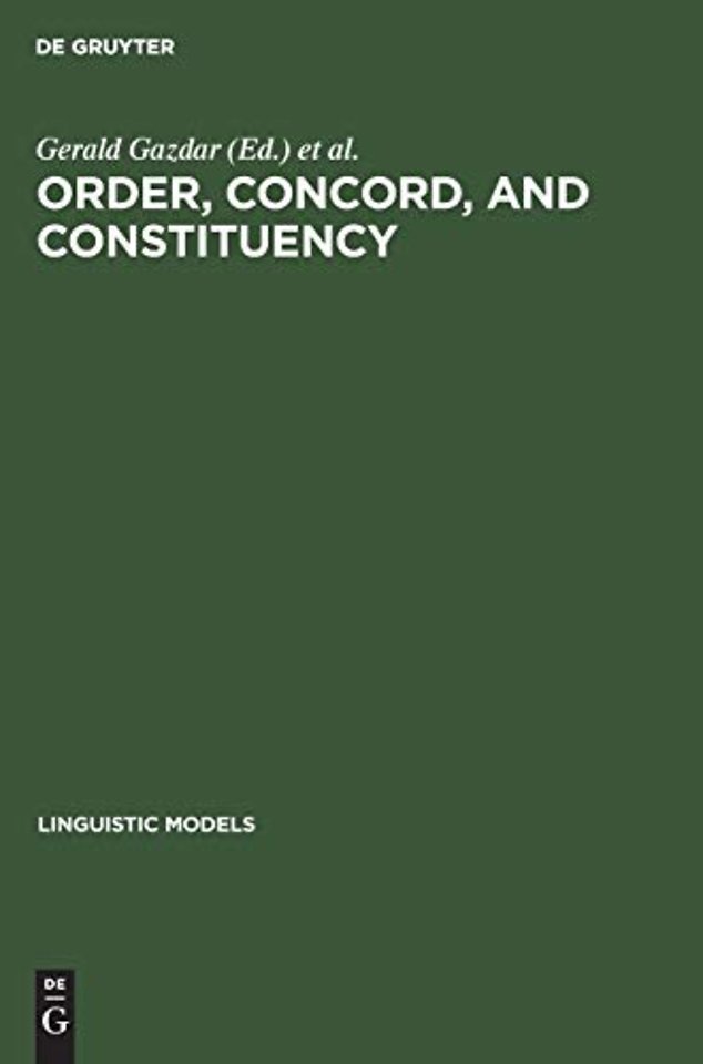 Order, Concord, and Constituency