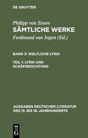 Lyrik und Schäferdichtung