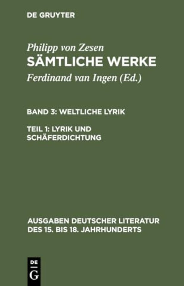 Lyrik und Schäferdichtung