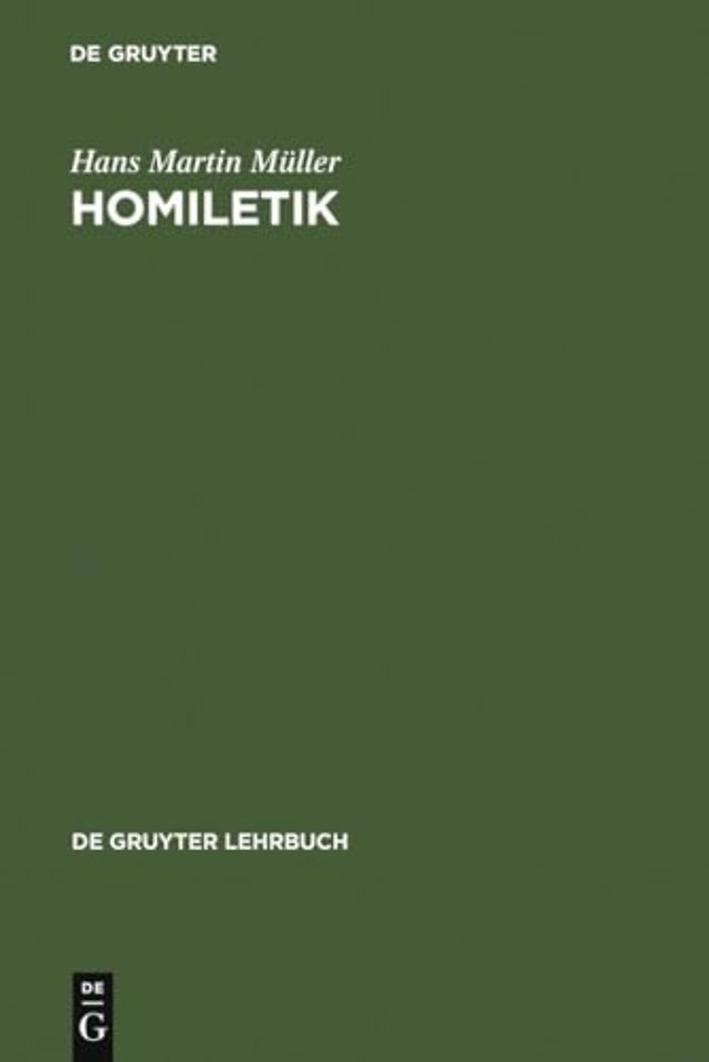 Homiletik – Eine evangelische Predigtlehre
