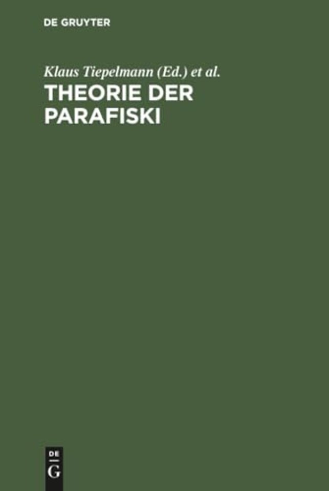 Theorie der Parafiski