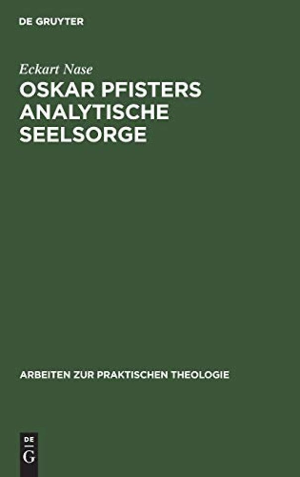 Oskar Pfisters Analytische Seelsorge