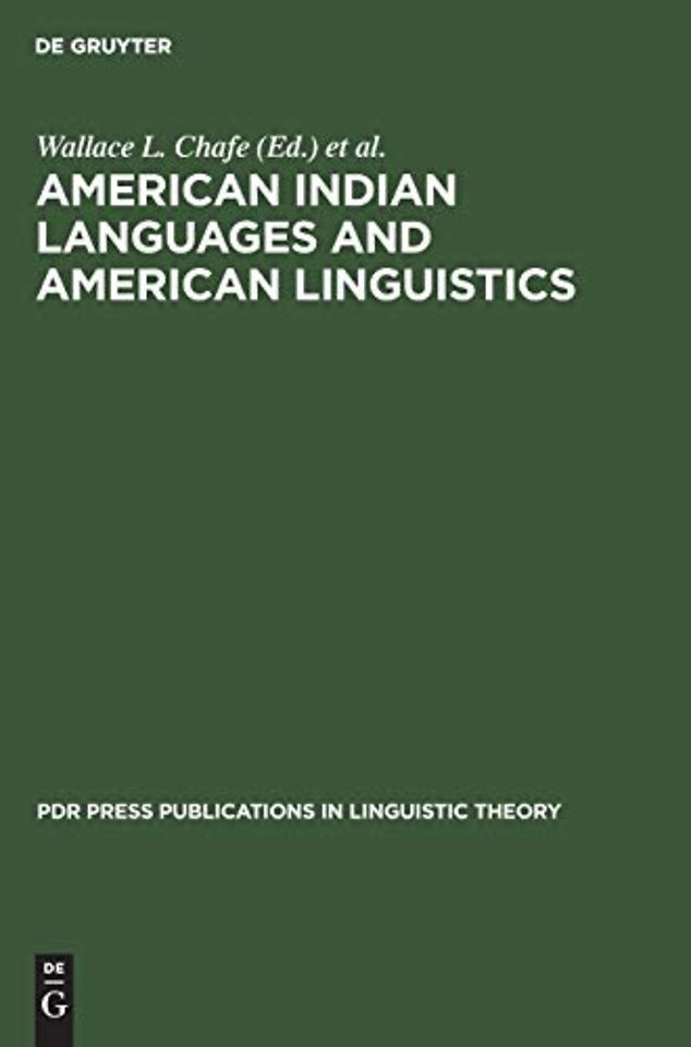 American Indian languages and American linguistics