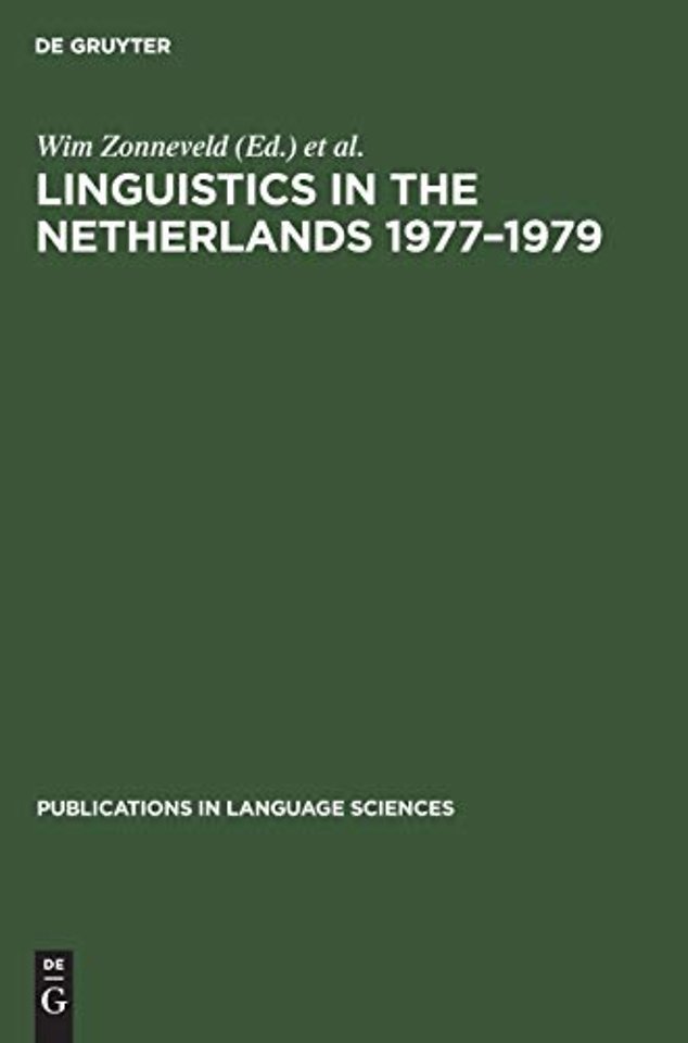 Linguistics in the Netherlands 1977–1979