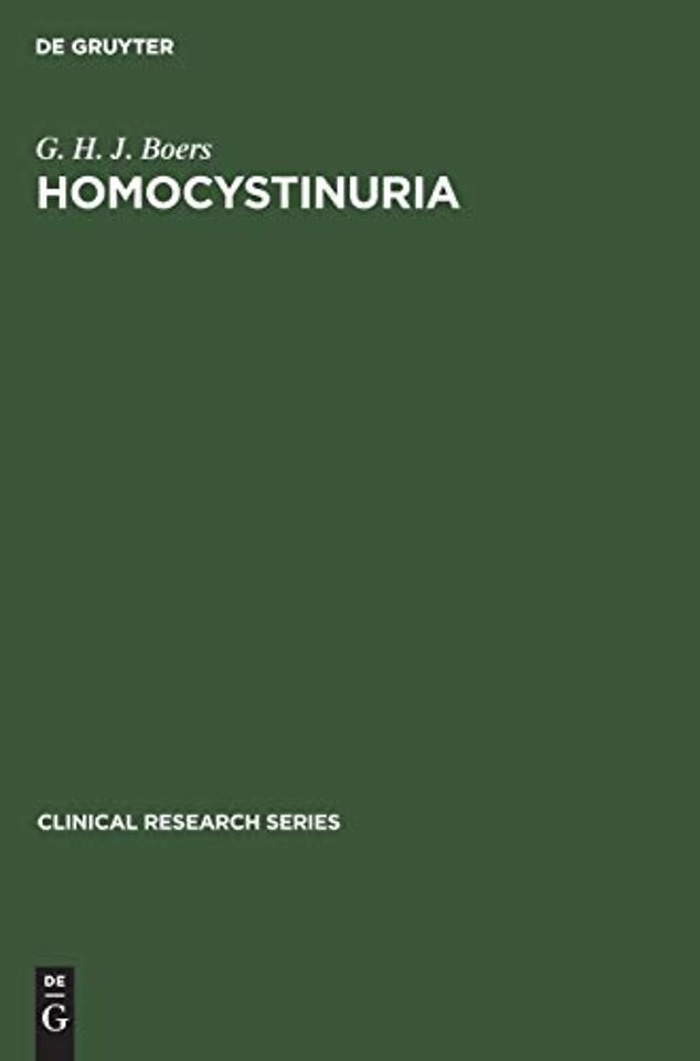 Homocystinuria – A risk factor of premature vascular disease